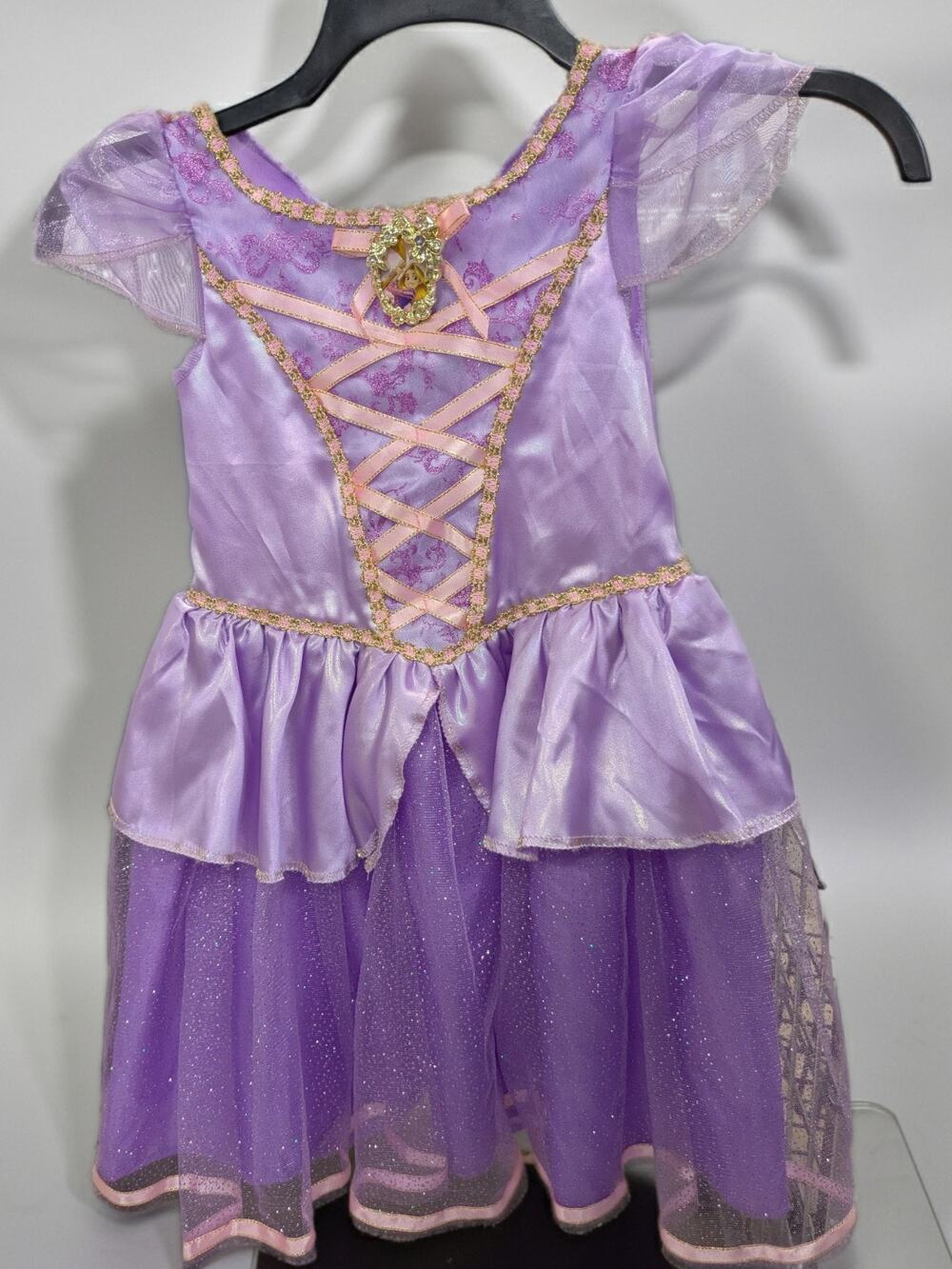 Disney Tangled Rapunzel Halloween Costume CHILD Small 4-6X EUC